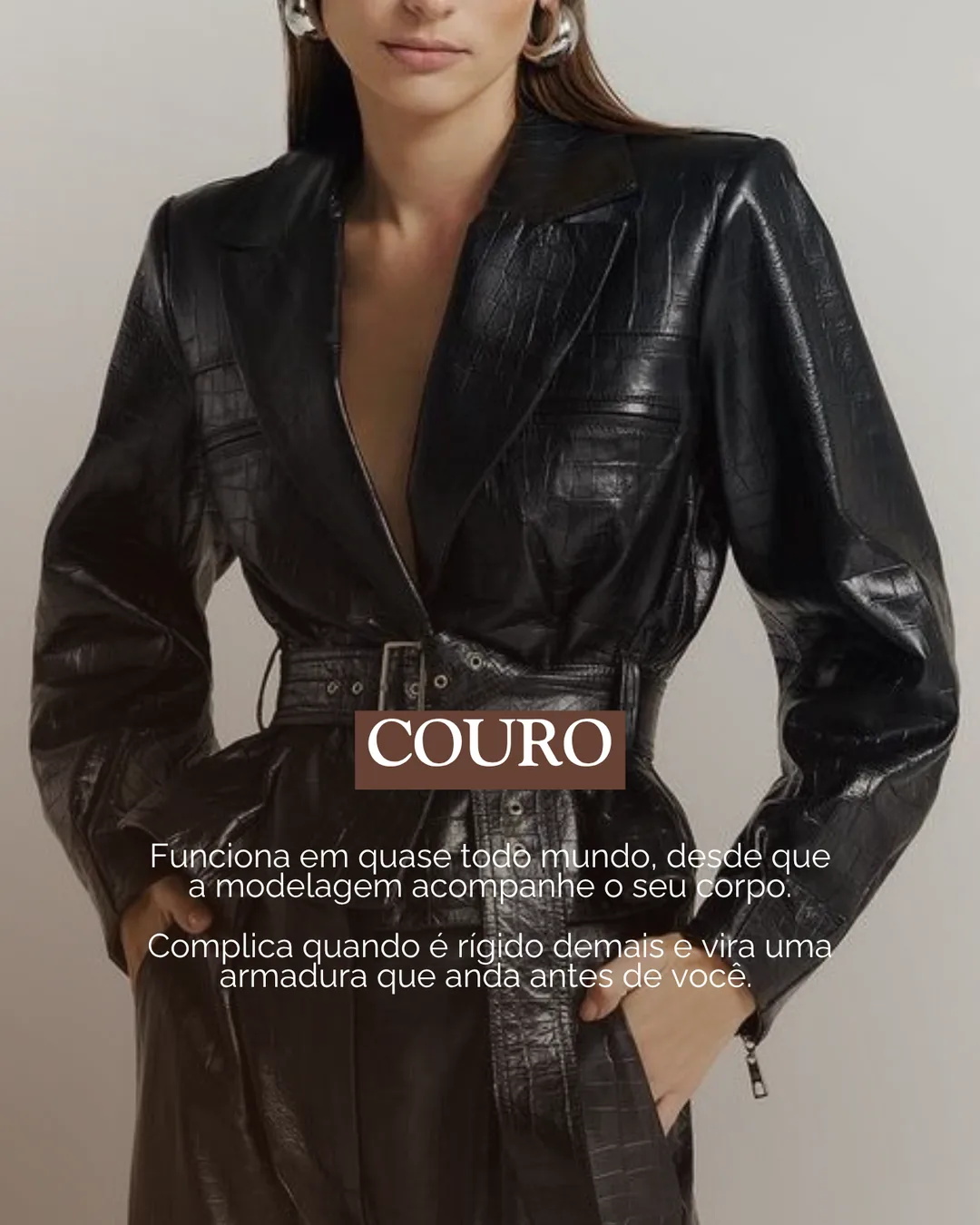 Aline Paccola, slide 5 de 8: Ombreira, franja e couro